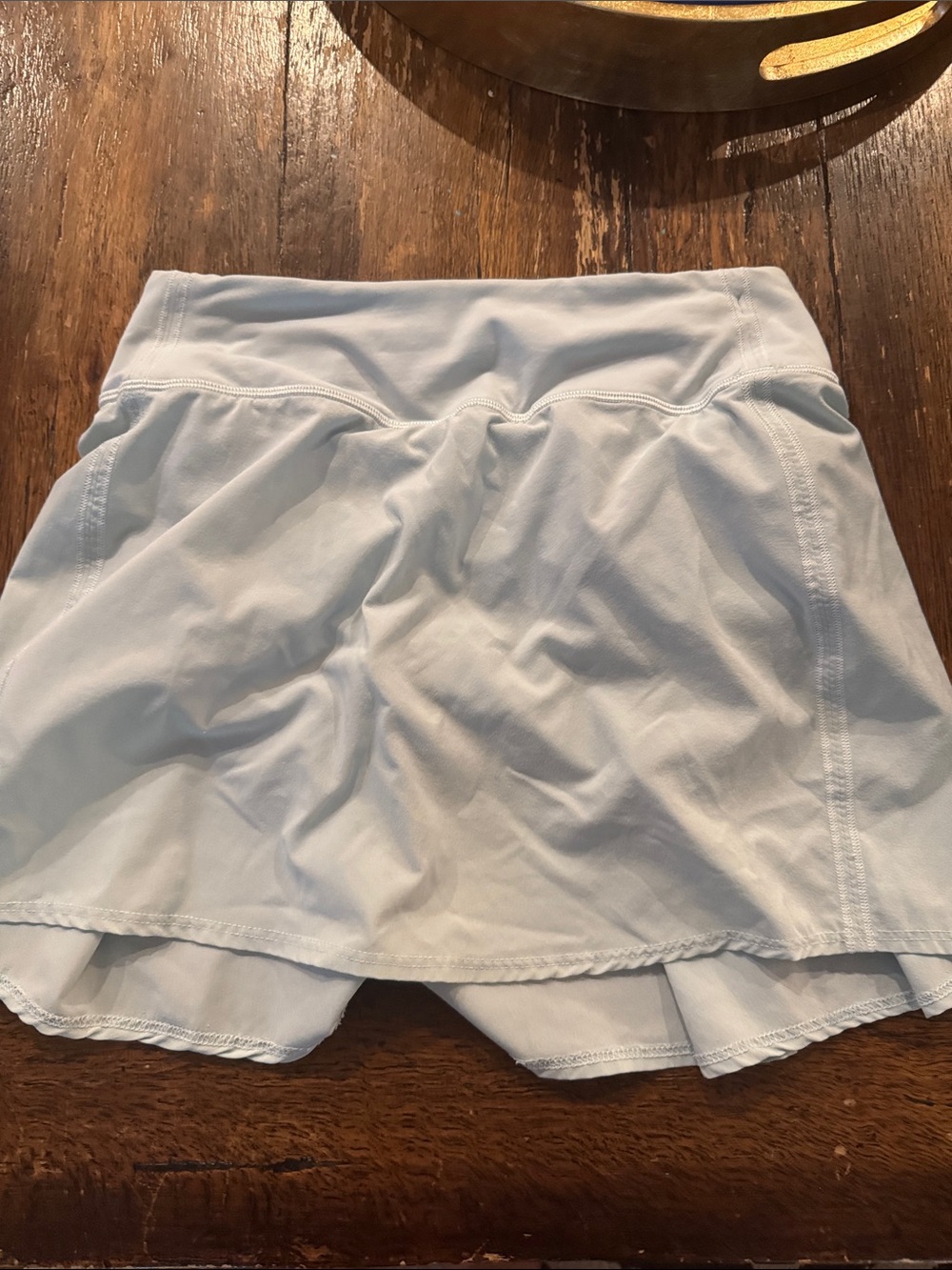 lululemon athletica Light Blue Athletic Skort